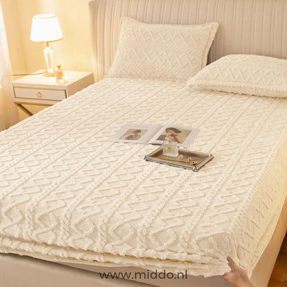 Fleece Sheet Set with Free Pillow Covers - Soft and Comfortable