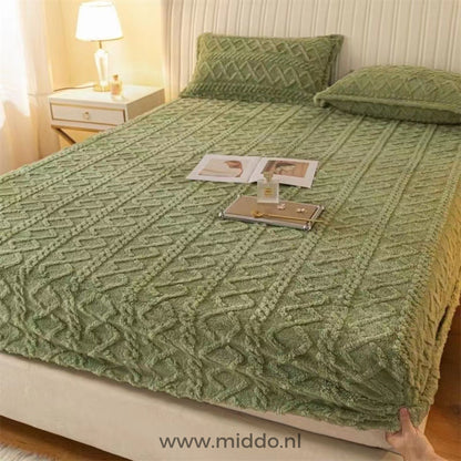 Fleece Sheet Set with Free Pillow Covers - Soft and Comfortable
