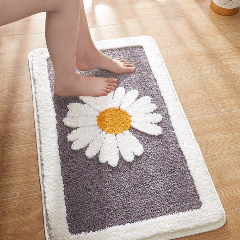 Sunny Bloom Luxurious Bath Mat