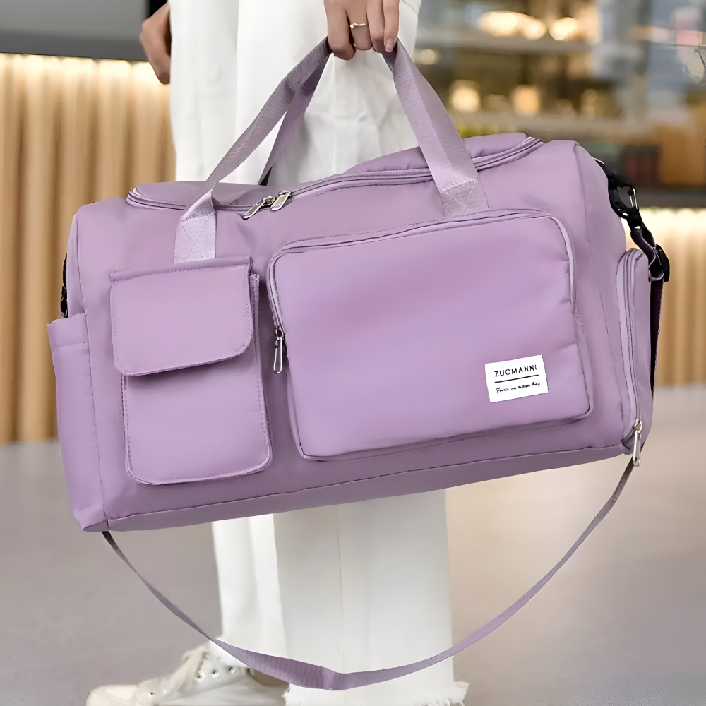 Waterproof Travel Bag with Shoe Pocket – Lightweight Weekend Luggage
