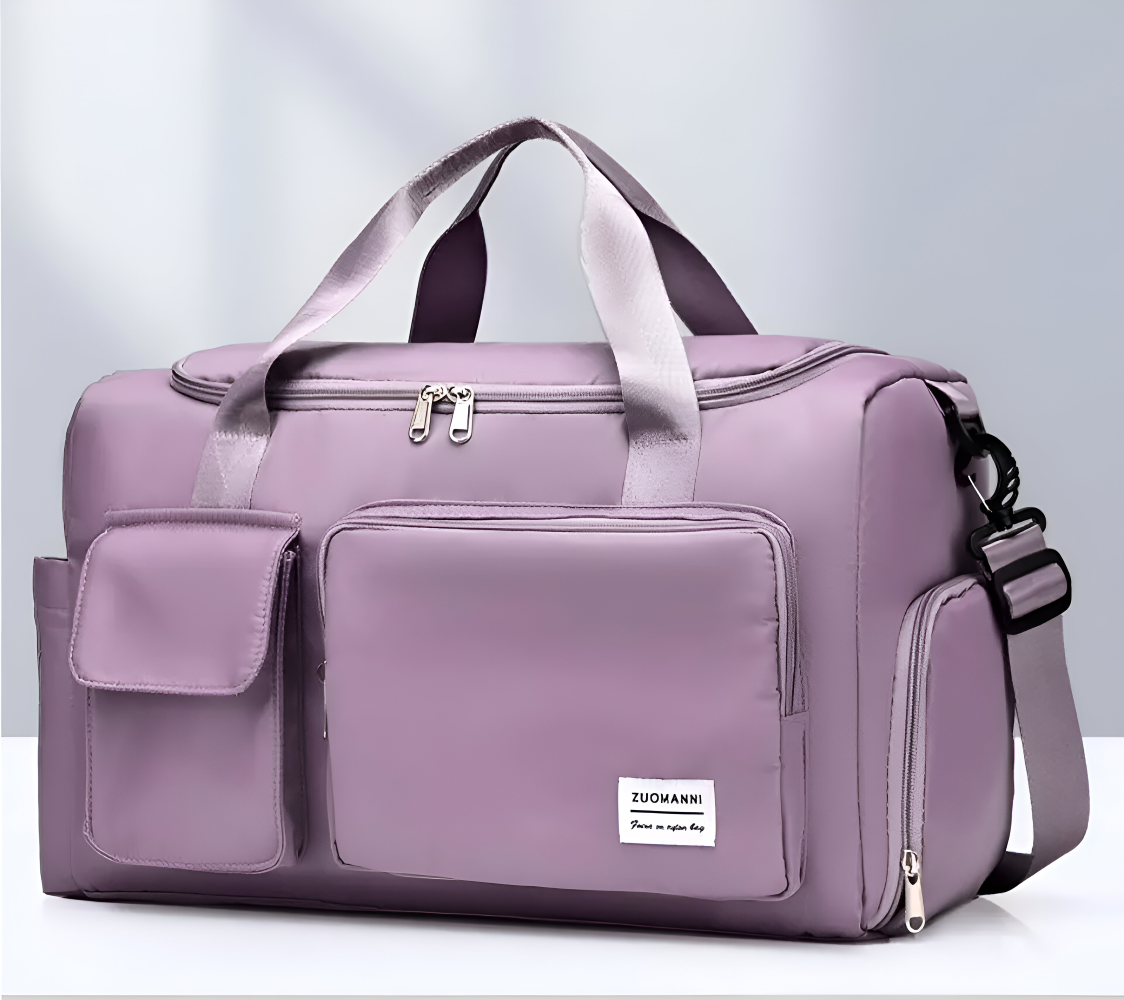 Waterproof Travel Bag with Shoe Pocket – Lightweight Weekend Luggage