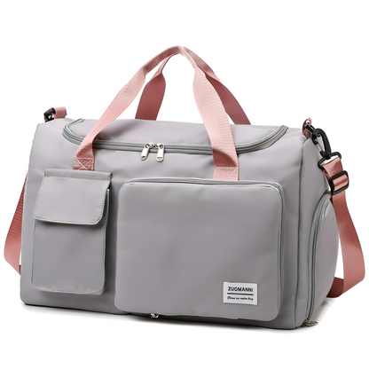 Waterproof Travel Bag with Shoe Pocket – Lightweight Weekend Luggage