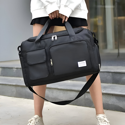 Waterproof Travel Bag with Shoe Pocket – Lightweight Weekend Luggage