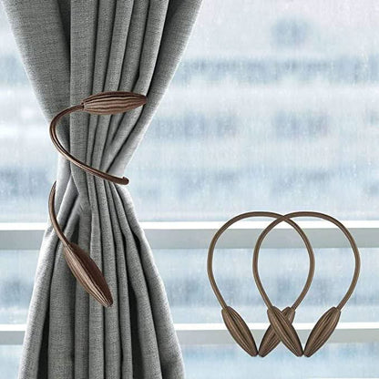 Adjustable Curtain Holders | No Tools Required | Gentle on Fabrics