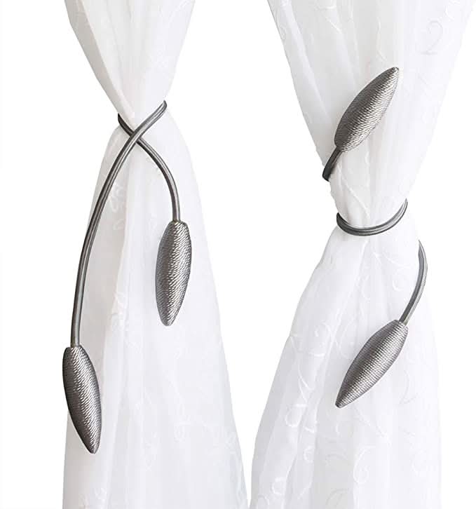Adjustable Curtain Holders | No Tools Required | Gentle on Fabrics