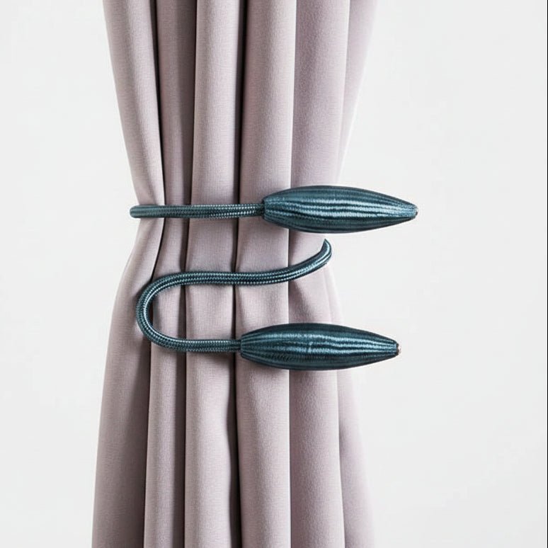 Adjustable Curtain Holders | No Tools Required | Gentle on Fabrics