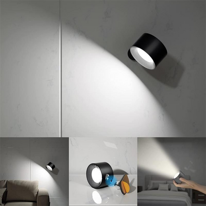 Touch Wireless Wall Light with 360-Degree Rotation