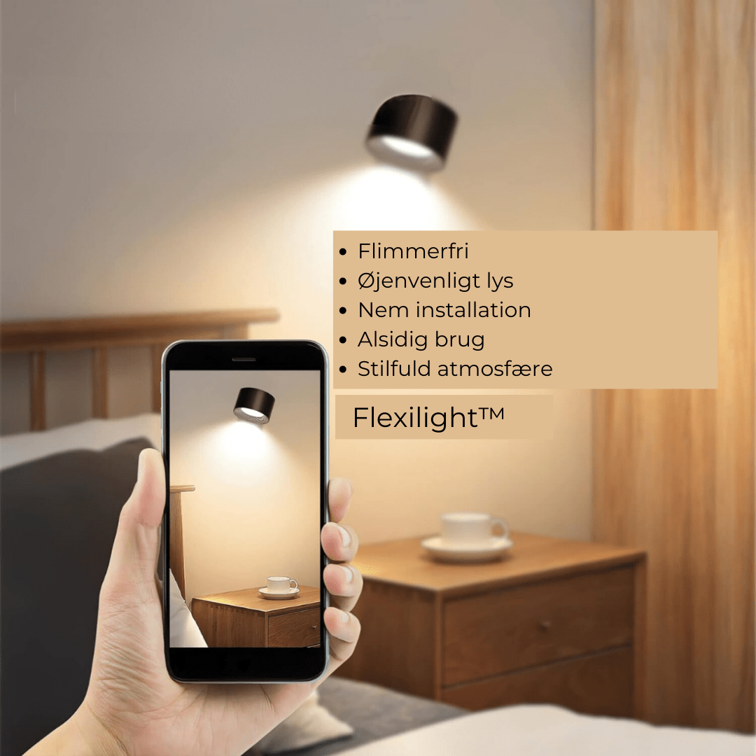Touch Wireless Wall Light with 360-Degree Rotation