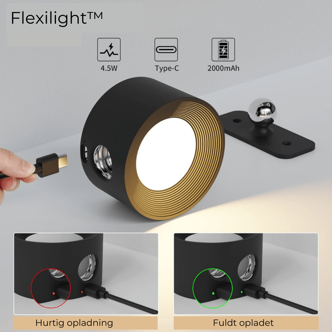Touch Wireless Wall Light with 360-Degree Rotation