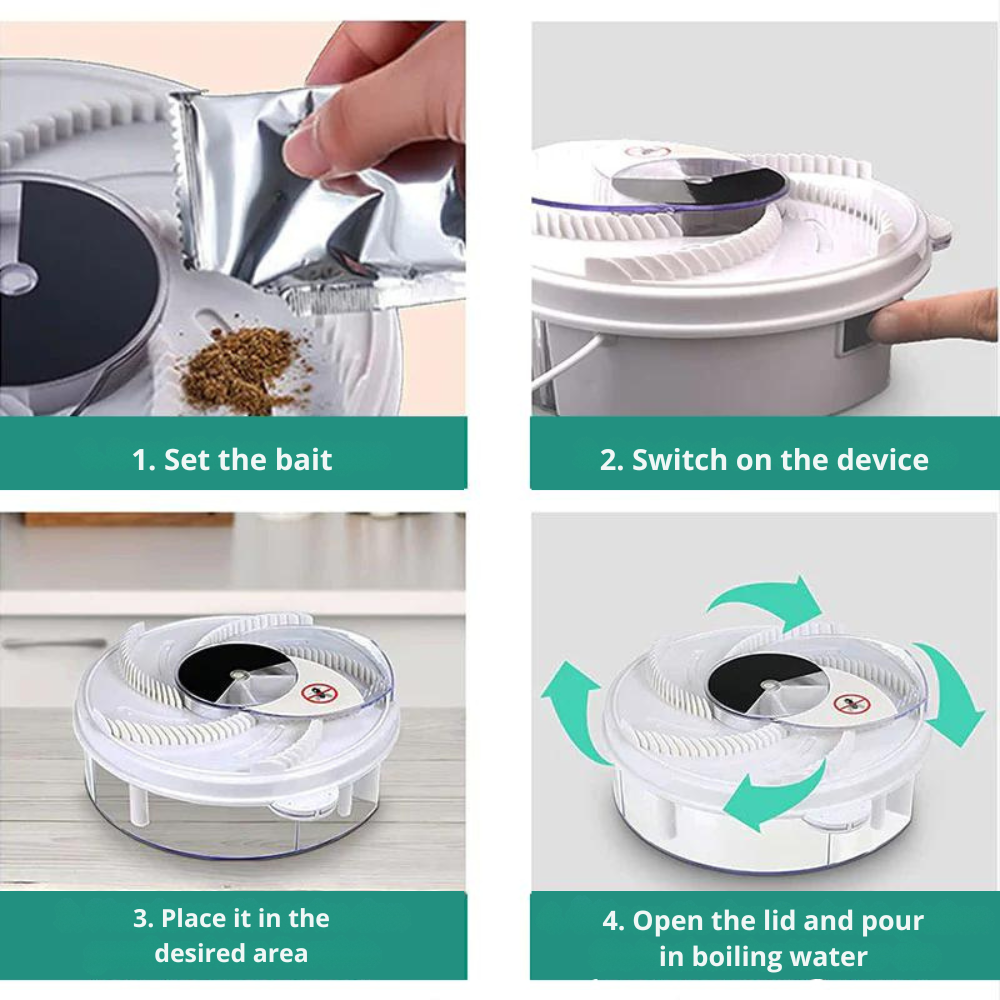 QuietFlyer | Chemical-Free Insect Trap for Home & Outdoors