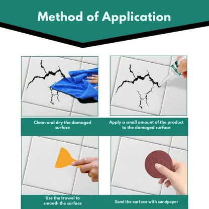 TileFix Pro | Fast-Drying Repair Paste | Waterproof Solution