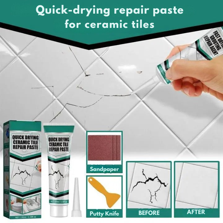 TileFix Pro | Fast-Drying Repair Paste | Waterproof Solution