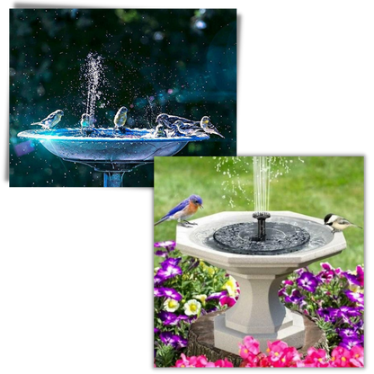 Floating Solar Water Fountain