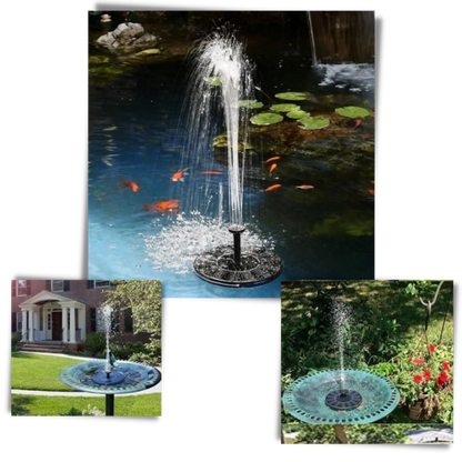 Floating Solar Water Fountain