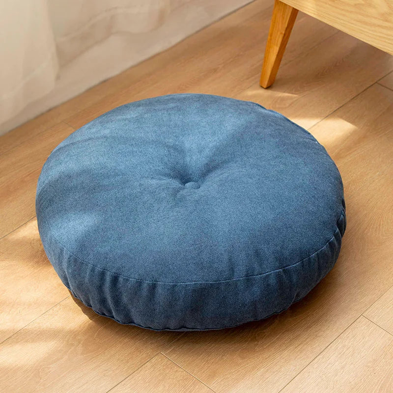 Round Meditation Cushion and Yoga Pillow for Comfortable Relaxation