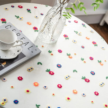 Charming Floral Lace Table Cover for Elegant Dining