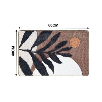 Charming Botanical Non-Slip Bath Mat for Safety and Style