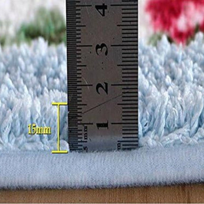 Elegant Floral Soft Bath Rug for Every Home