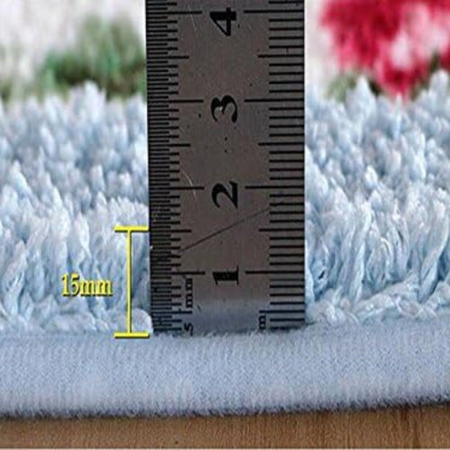 Elegant Floral Soft Bath Rug for Every Home