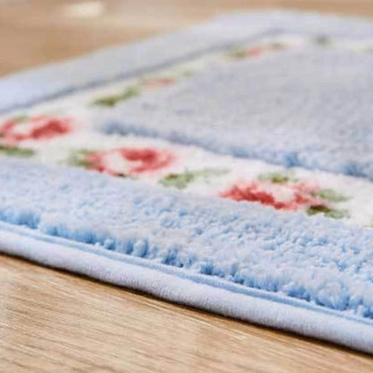 Elegant Floral Soft Bath Rug for Every Home