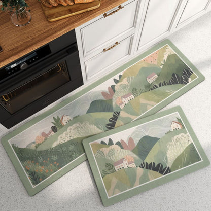 Chic Dry-Comfort Kitchen Mat for Everyday Use