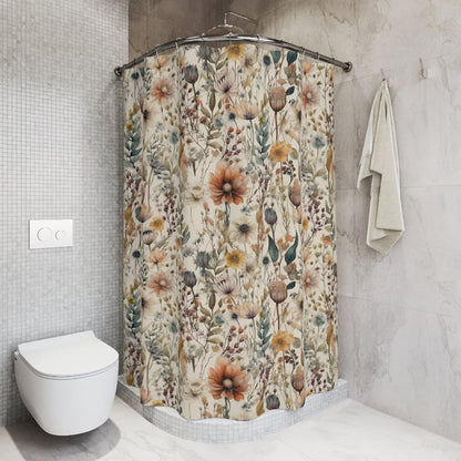Elegant Flora Shower Curtain for a Chic Bathroom Makeover
