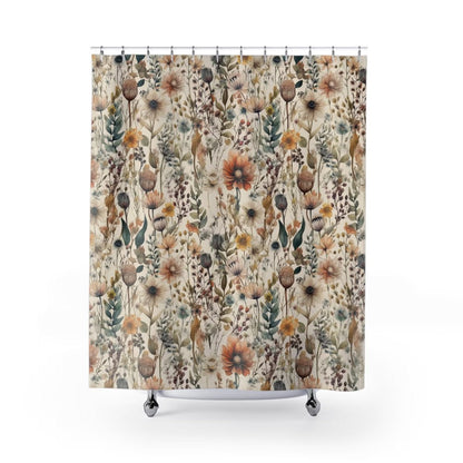 Elegant Flora Shower Curtain for a Chic Bathroom Makeover