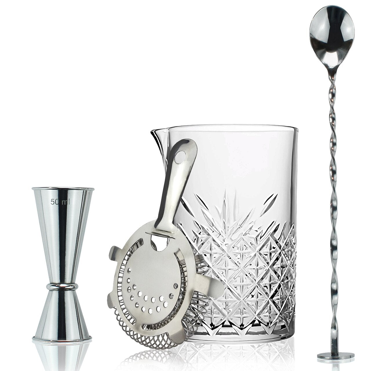 Set of 4 Mixing Glasses for Cocktails