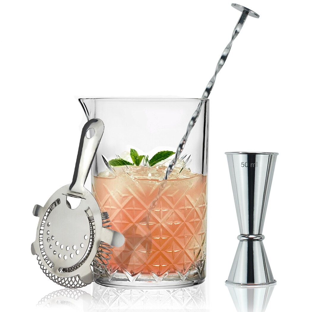 Set of 4 Mixing Glasses for Cocktails