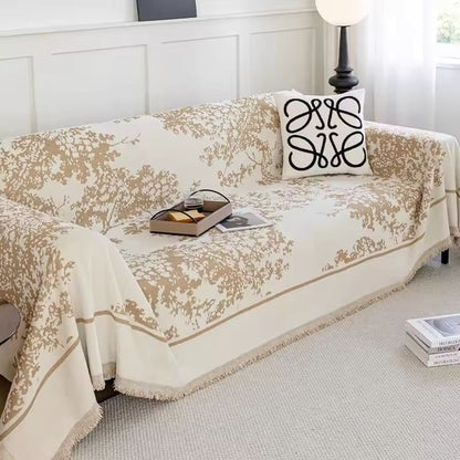 Elegant Floral Couch Protector for Cozy Living Spaces