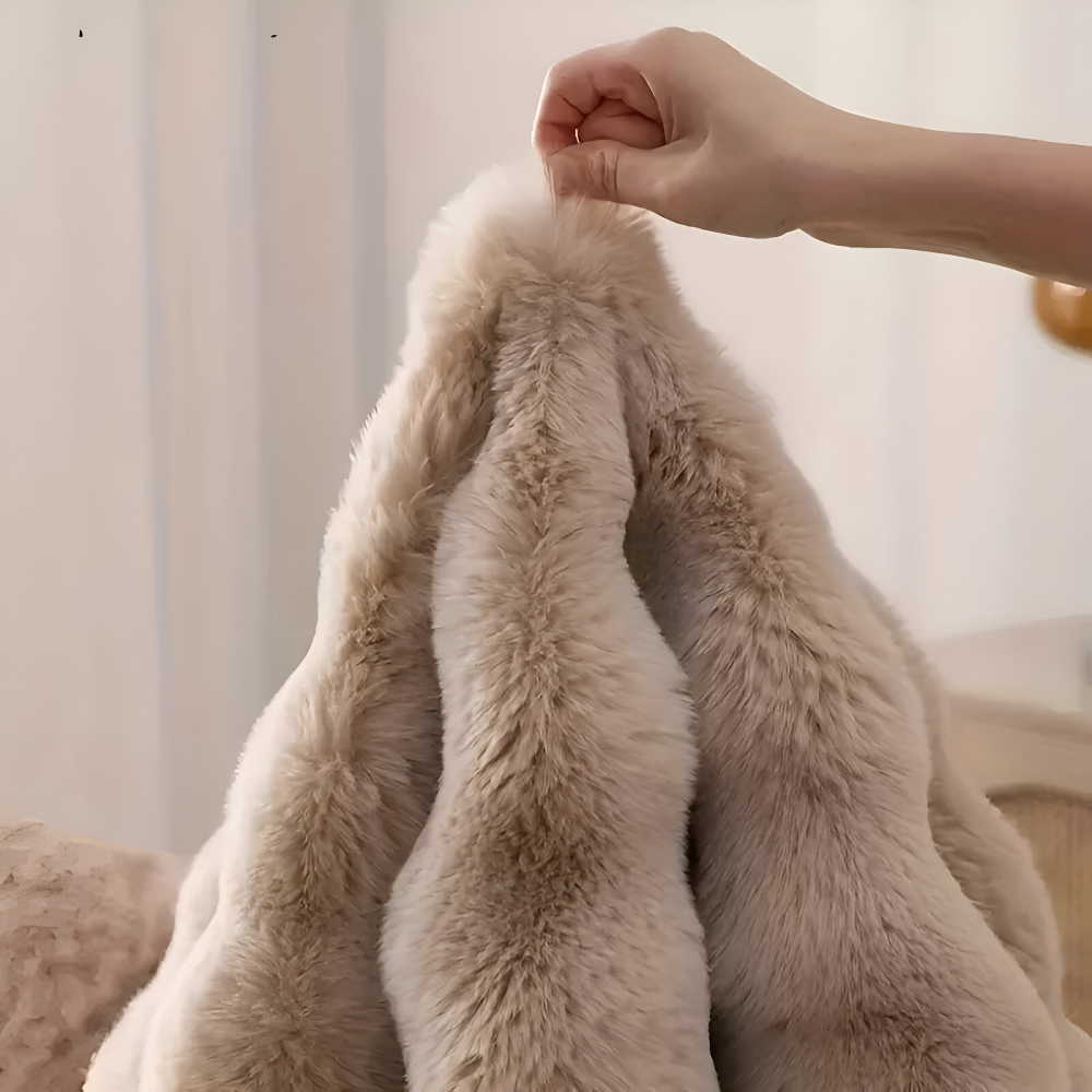 Round Non-Slip Velvet Floor Mat – Soft Fleece Home Decor