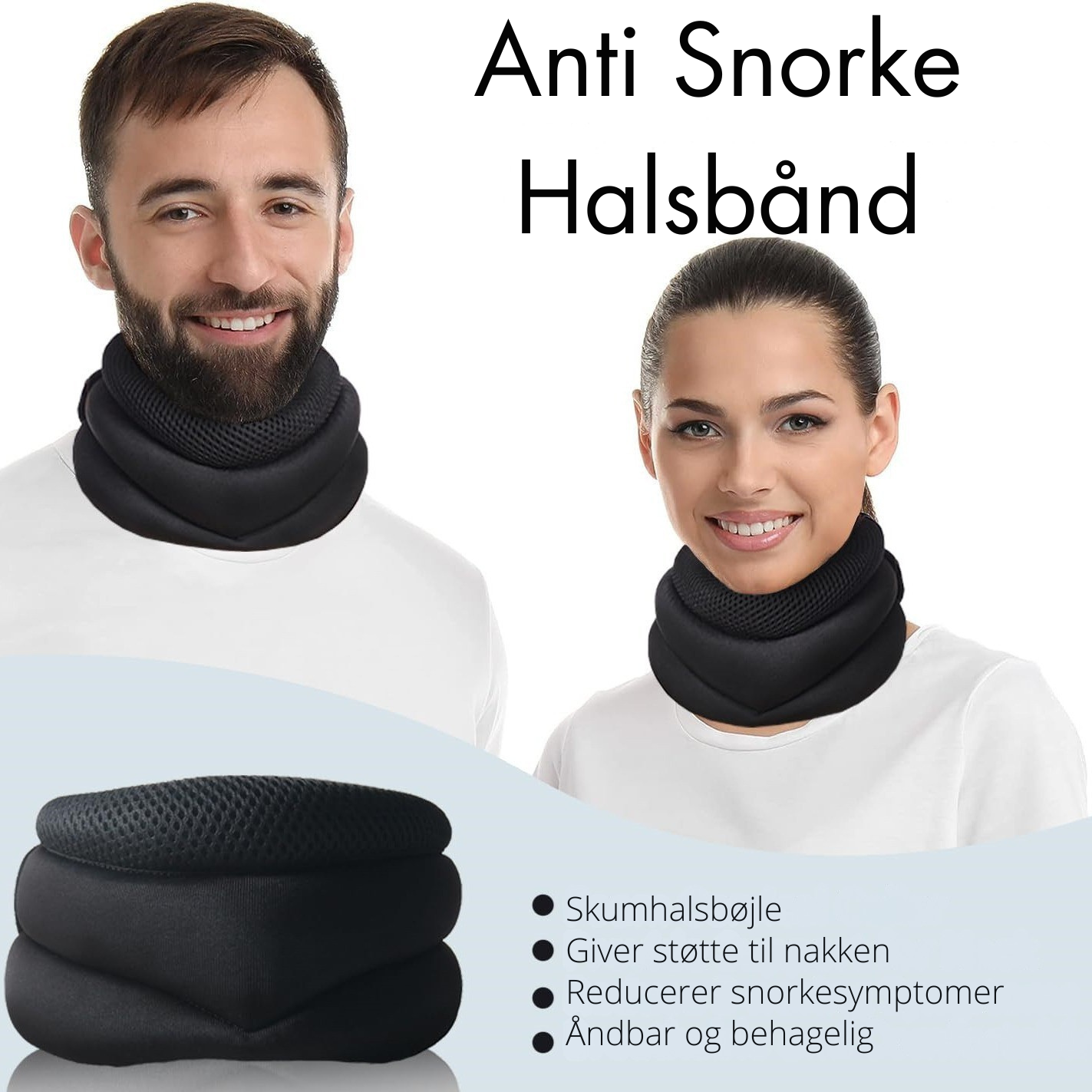 SnoreLess Comfort Collar for Peaceful Sleep
