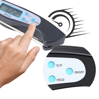 Foldable Digital Instant Read Food Thermometer