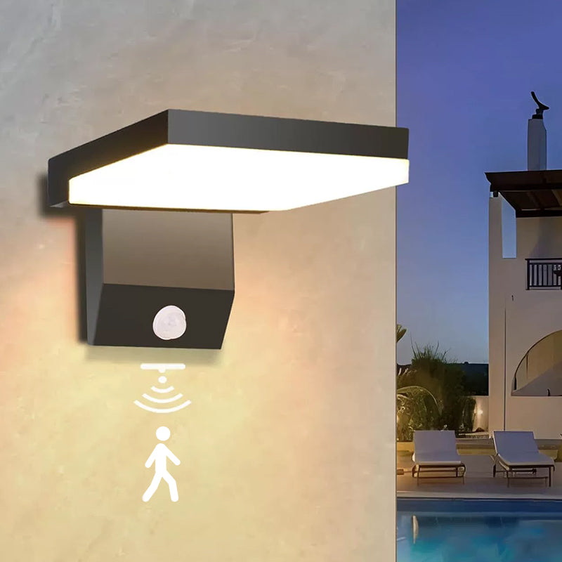 Automated Outdoor LED Wall Light, 18W, All-Weather Design
