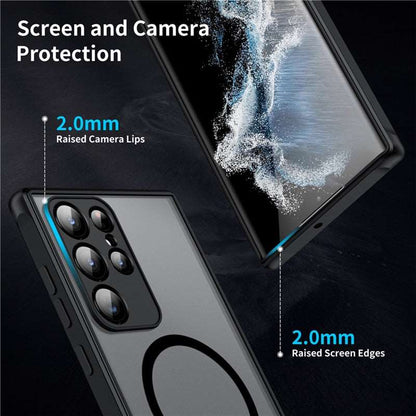Magnetic Phone Case for Samsung - Shockproof Protection in Various Colors