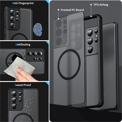 Magnetic Phone Case for Samsung - Shockproof Protection in Various Colors