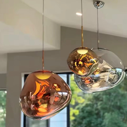 Elegant Glass Pendant Light – Modern Scandinavian Ceiling Lamp