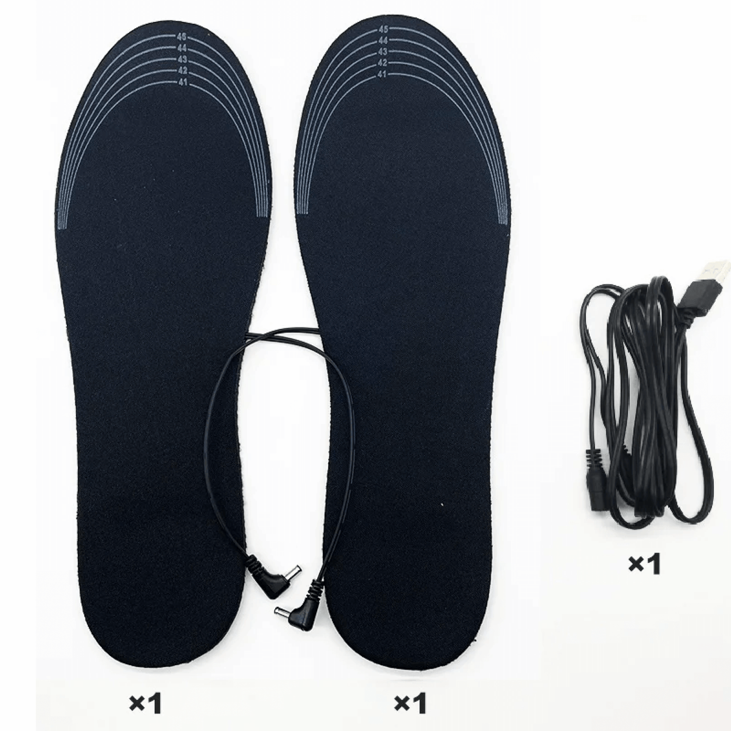 Rechargeable USB Heated Insoles – Breathable Portable Foot Warmers