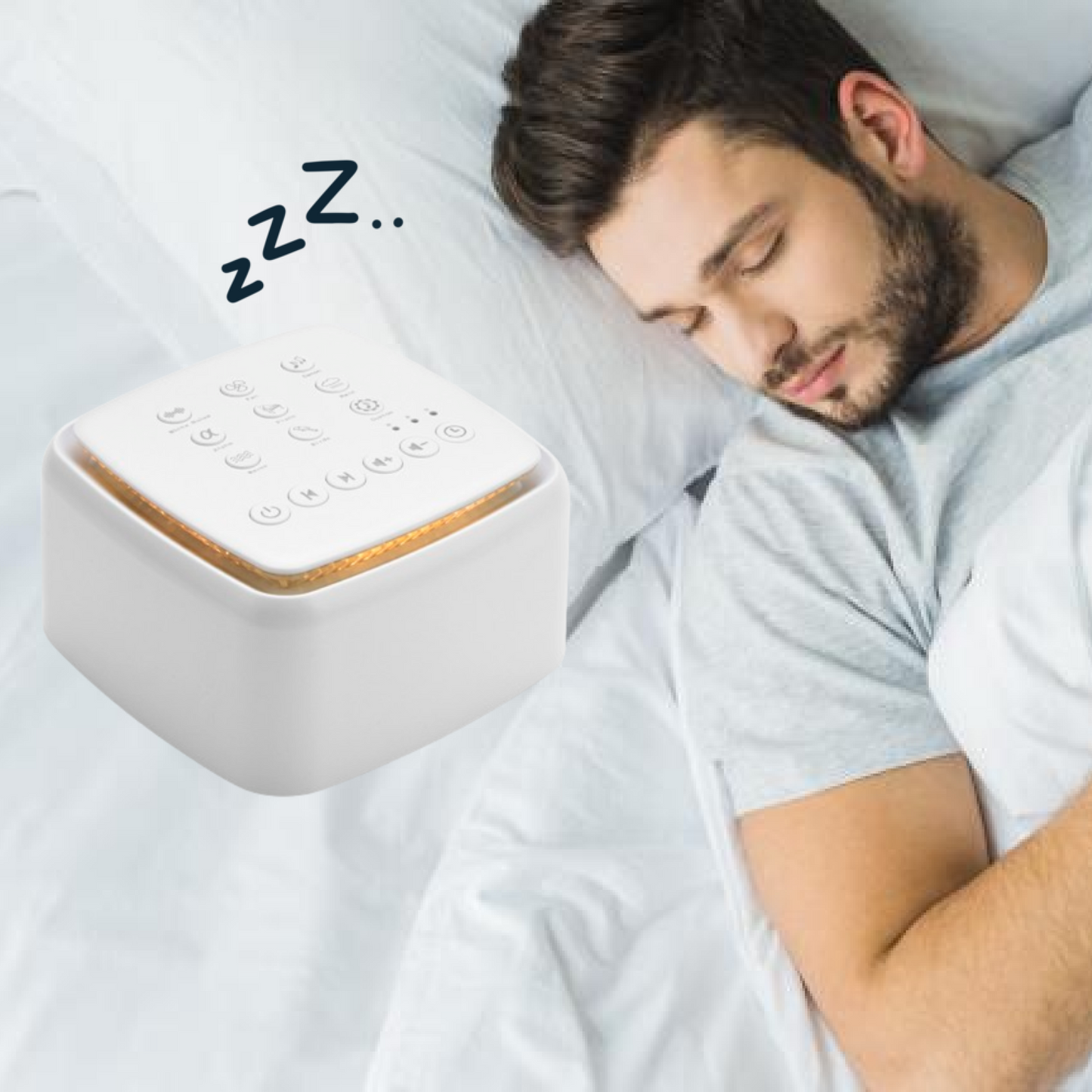 Portable Sleep Sound Machine with White and Green Noise