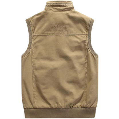 Men's Sleeveless Vintage Multi-Pocket Vest