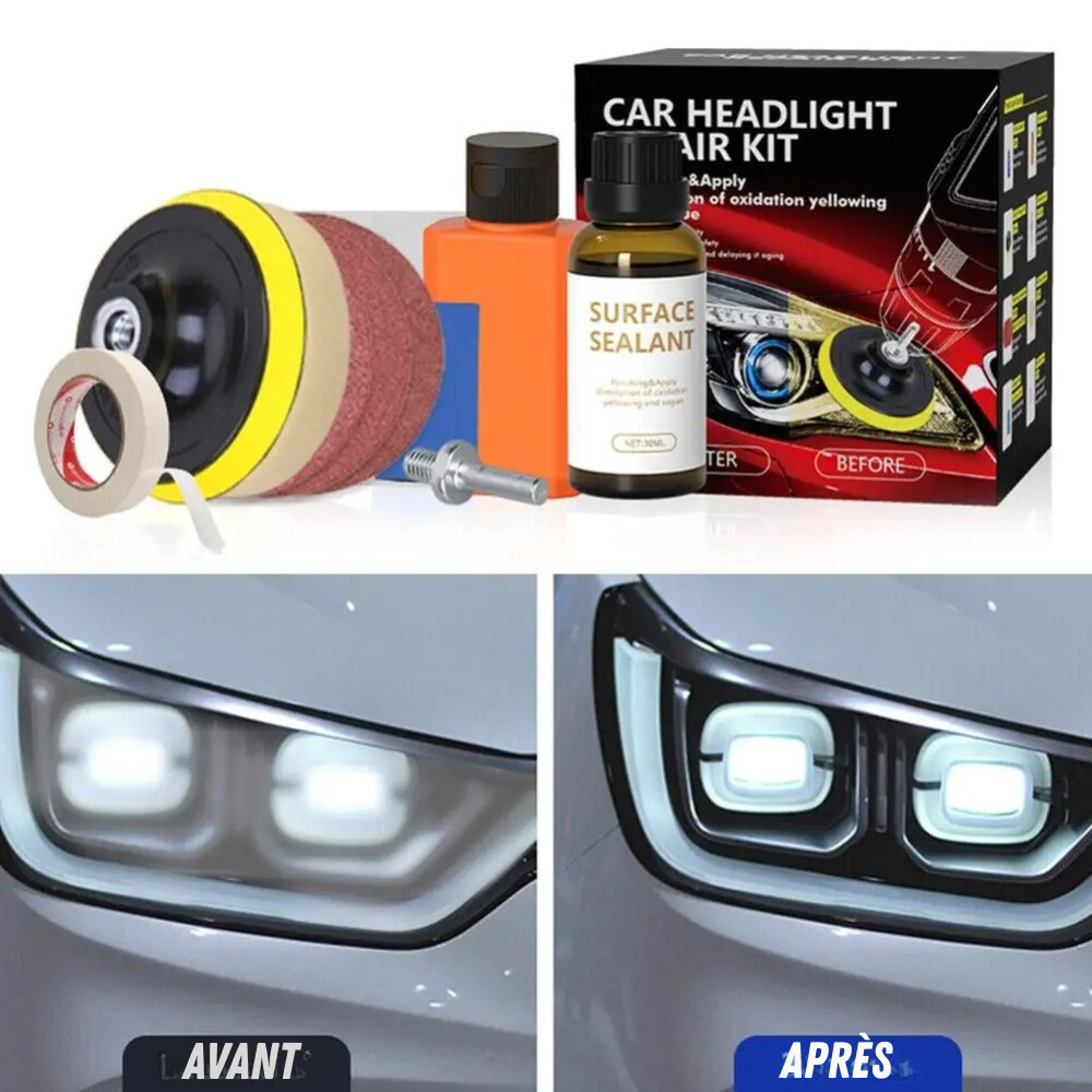Headlight Restoration Kit for Cars – Simple and Fast Repair