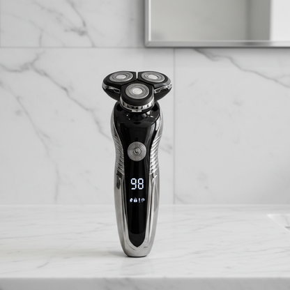 Electric Wet and Dry Shaver - Waterproof and Skin-Friendly Design
