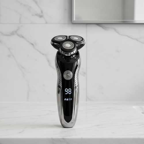 Electric Wet and Dry Shaver - Waterproof and Skin-Friendly Design