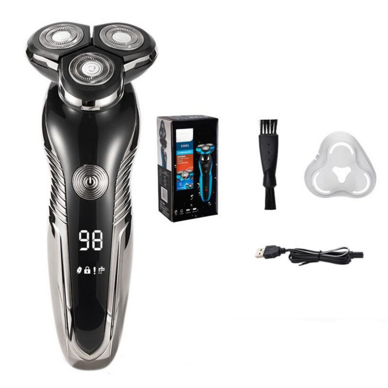 Waterproof Rechargeable Z-Shaver – Skin-Friendly for Wet/Dry Use