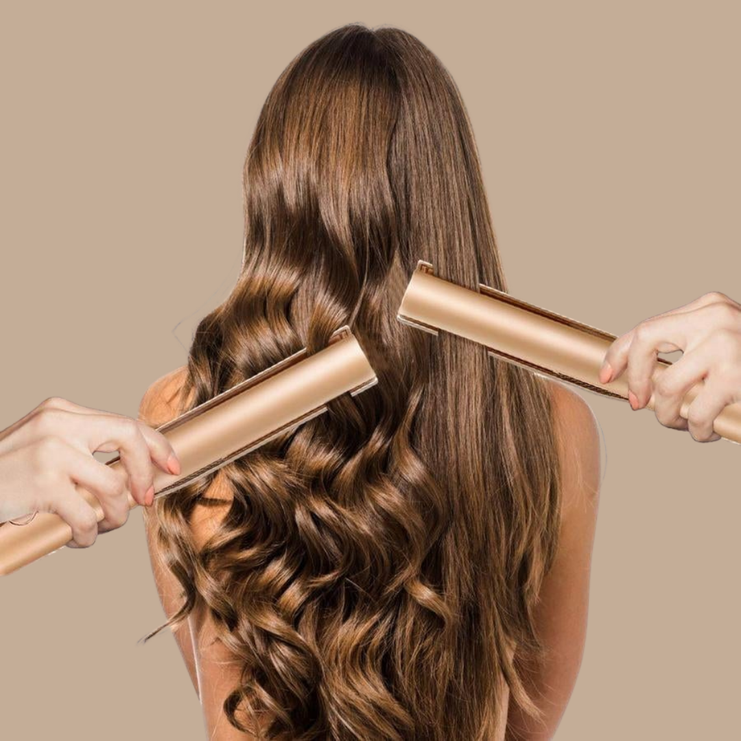 Versatile Hair Styler | Ceramic Coated | Curl & Straighten