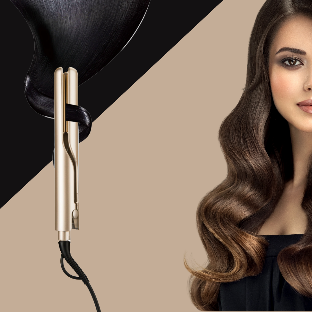 Versatile Hair Styler | Ceramic Coated | Curl & Straighten