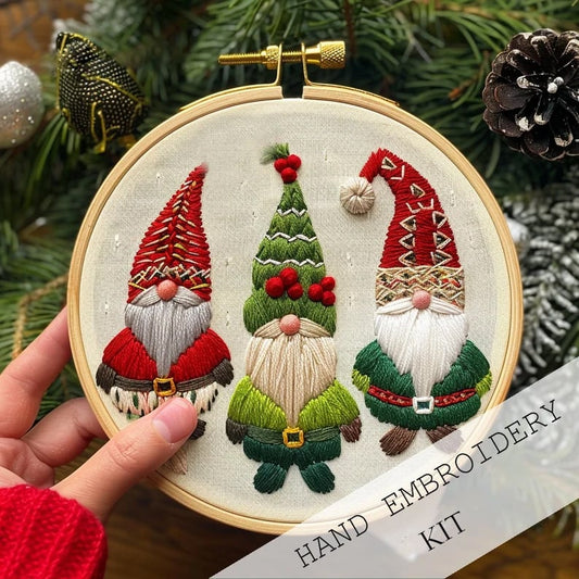 CozyCraft Winter Village Embroidery Kit – Create Holiday Magic Stitch by Stitch
