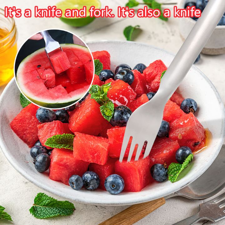 SwiftSlice™ | Stainless Steel 2-in-1 Fruit Cutter