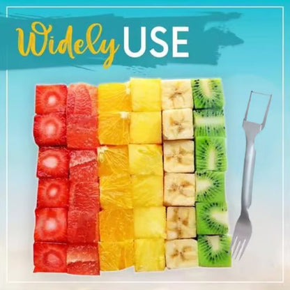 SwiftSlice™ | Stainless Steel 2-in-1 Fruit Cutter