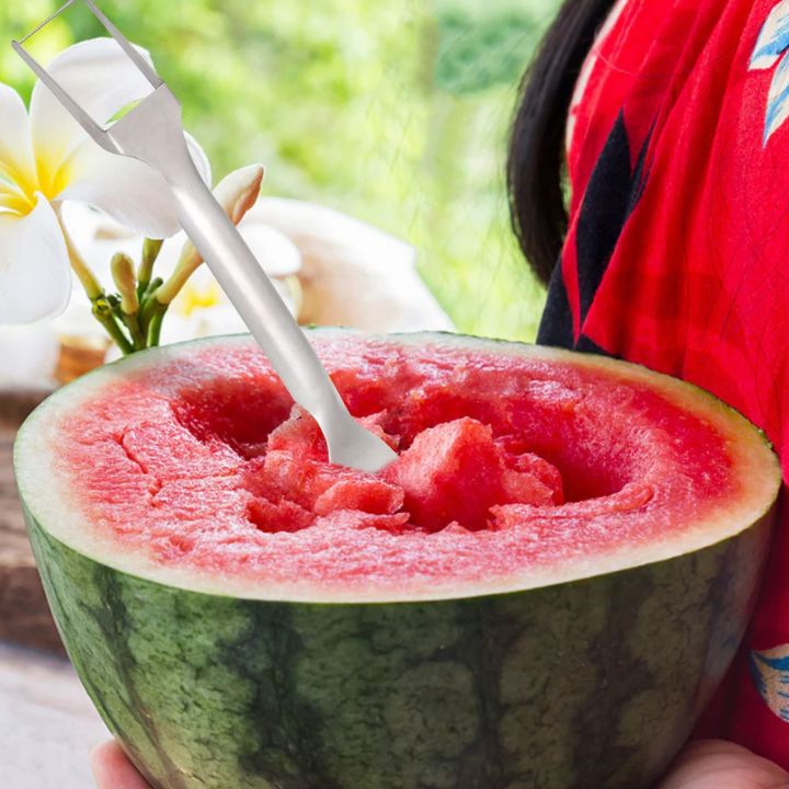 SwiftSlice™ | Stainless Steel 2-in-1 Fruit Cutter